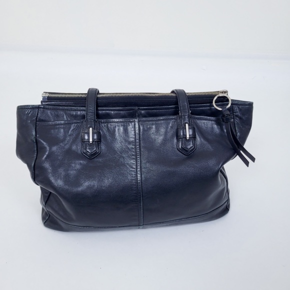 Coach Chelsea Leather Handbag black shoulder bag straps handles purse tote - Picture 8 of 16